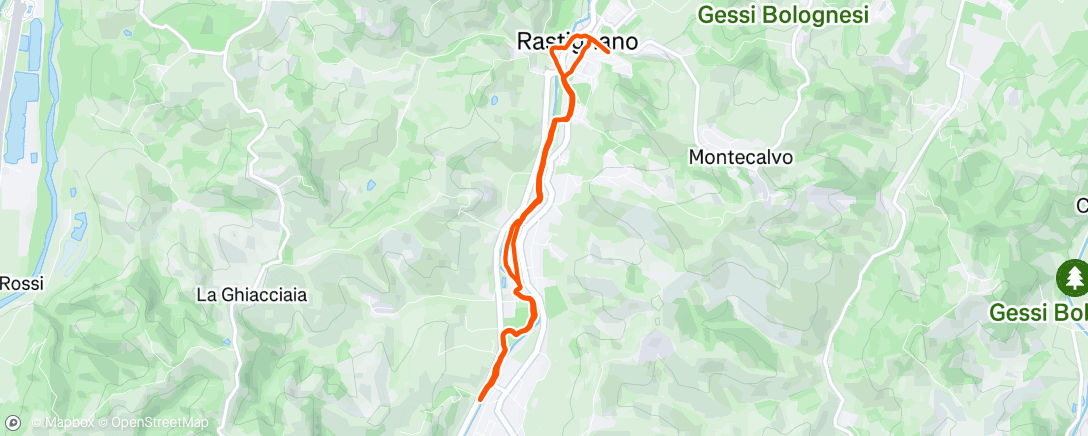 Map of the activity, Morning Run