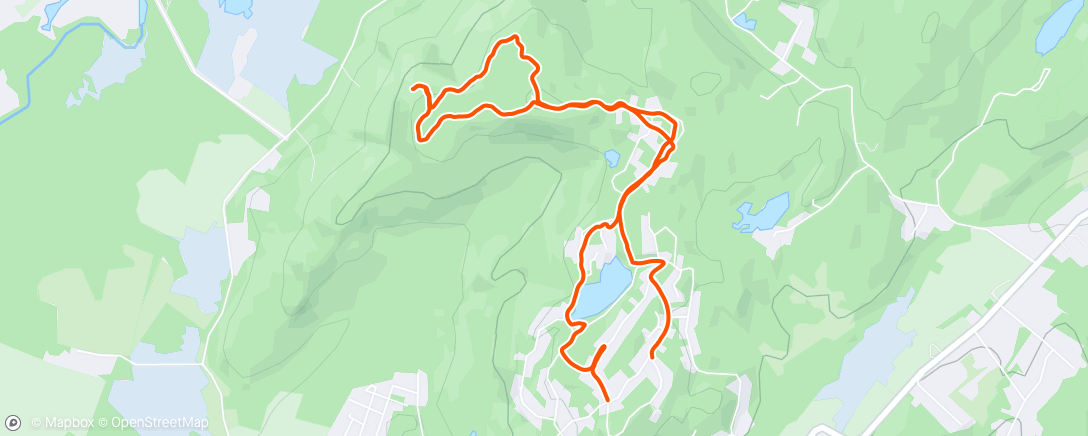Map of the activity, Testing the new mtb shoes quickly