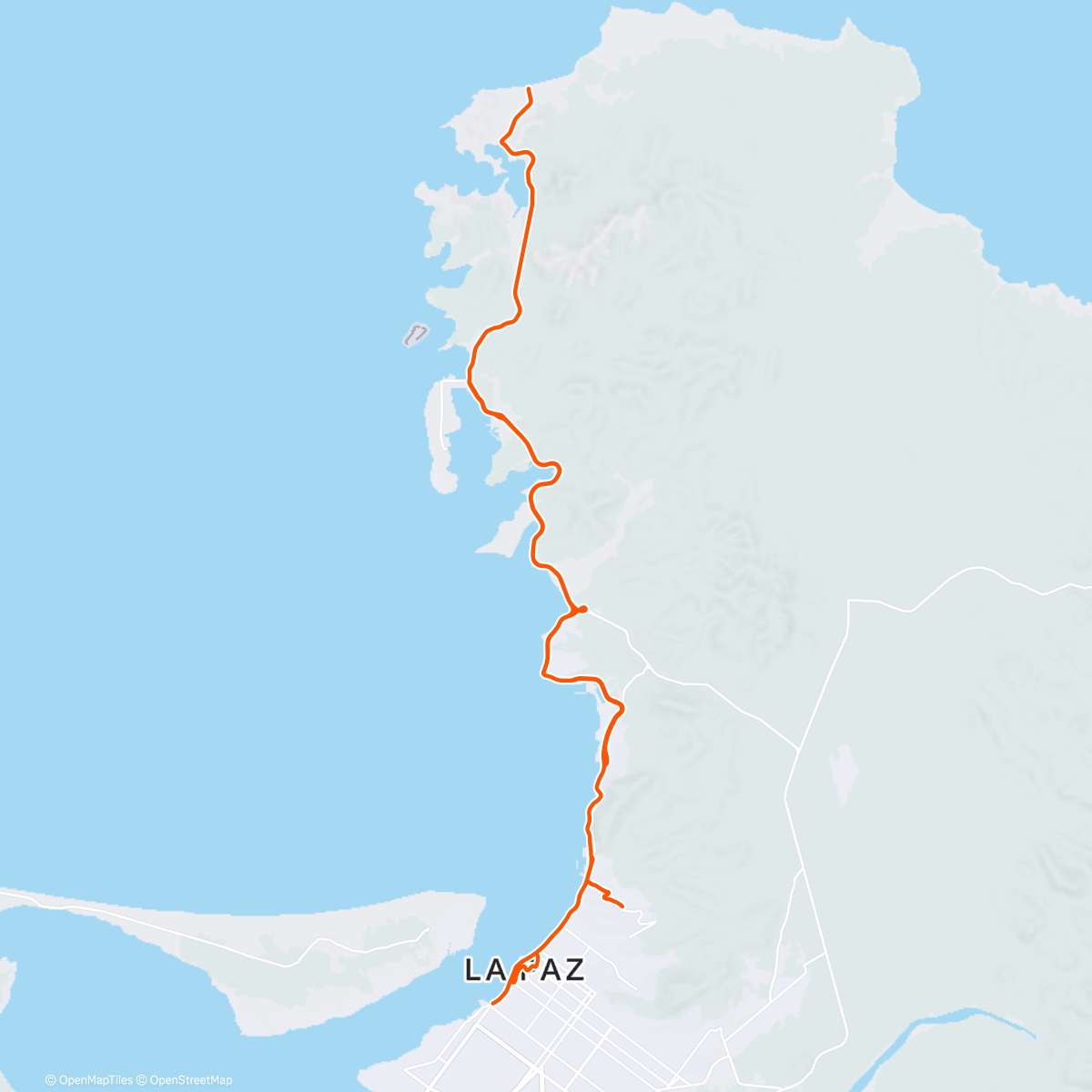 Map of the activity, Morning Ride
