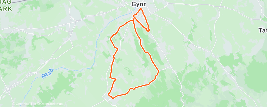 Карта физической активности (Morning Ride)