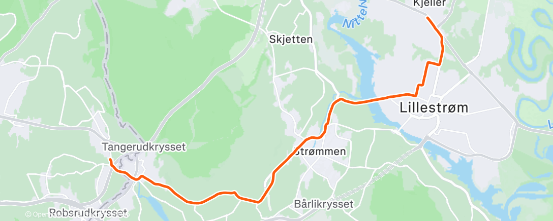 Map of the activity, Afternoon Gravel Ride