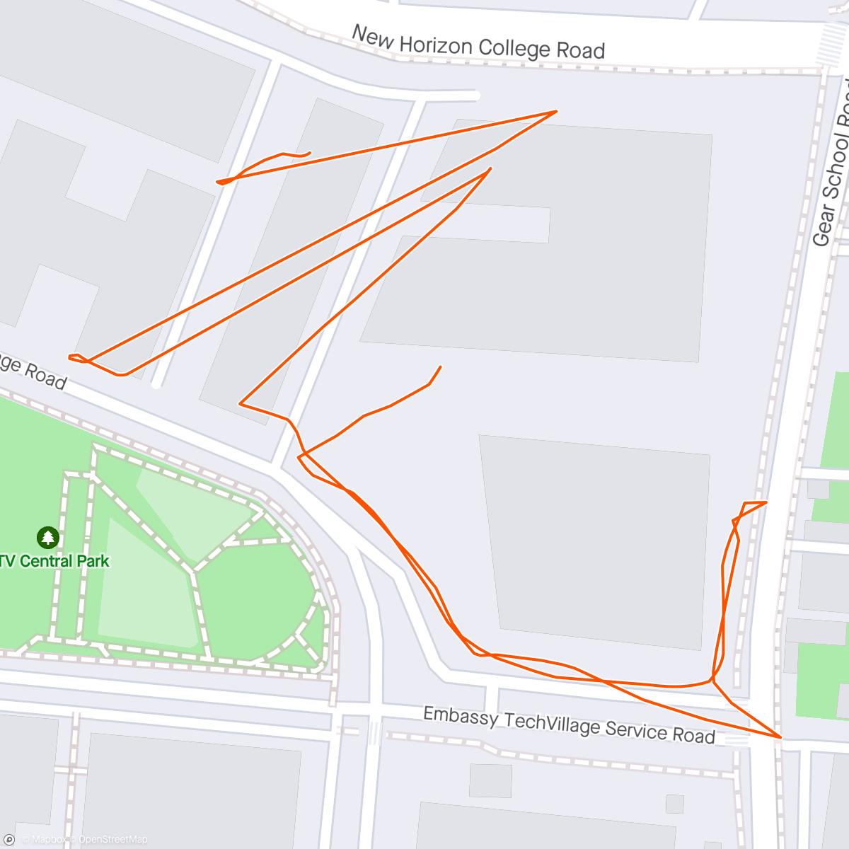 Map of the activity, 25-Apr-2024:Morning short Walk at Office
