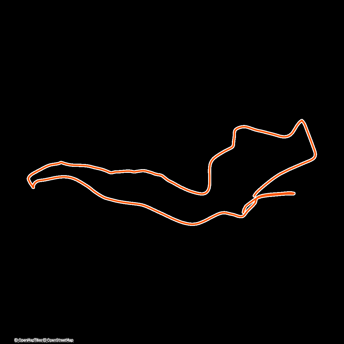 Map of the activity, 2ο SANTA RUN