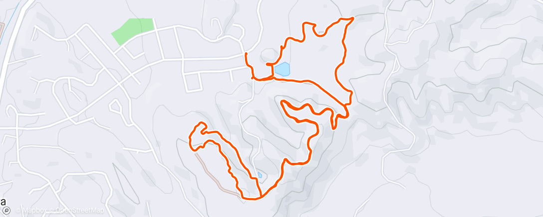 Map of the activity, Hike. Hmmm... Yeah, I don't think I'll be okay to run Mendocino 50k next Saturday. 😬