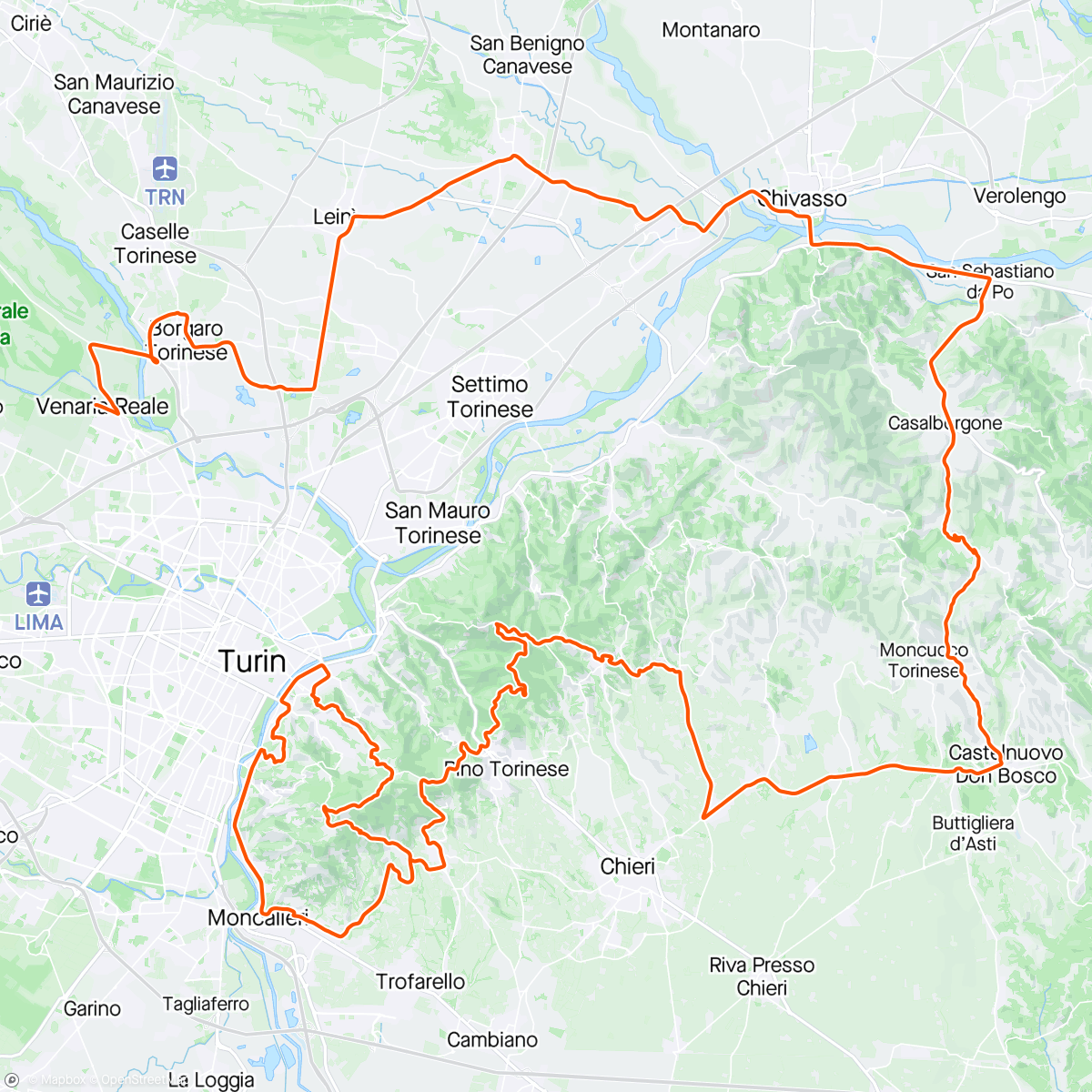 Map of the activity, Giro d'Italia 🇮🇹 - Tappa 1