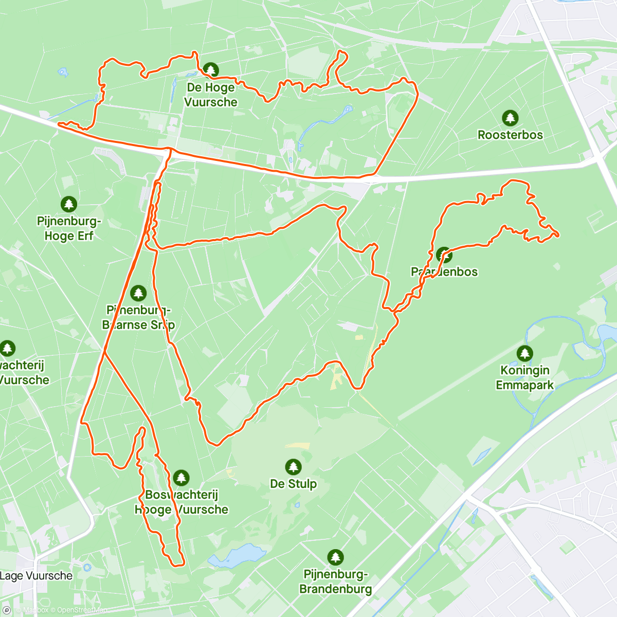 Map of the activity, De Mooiste