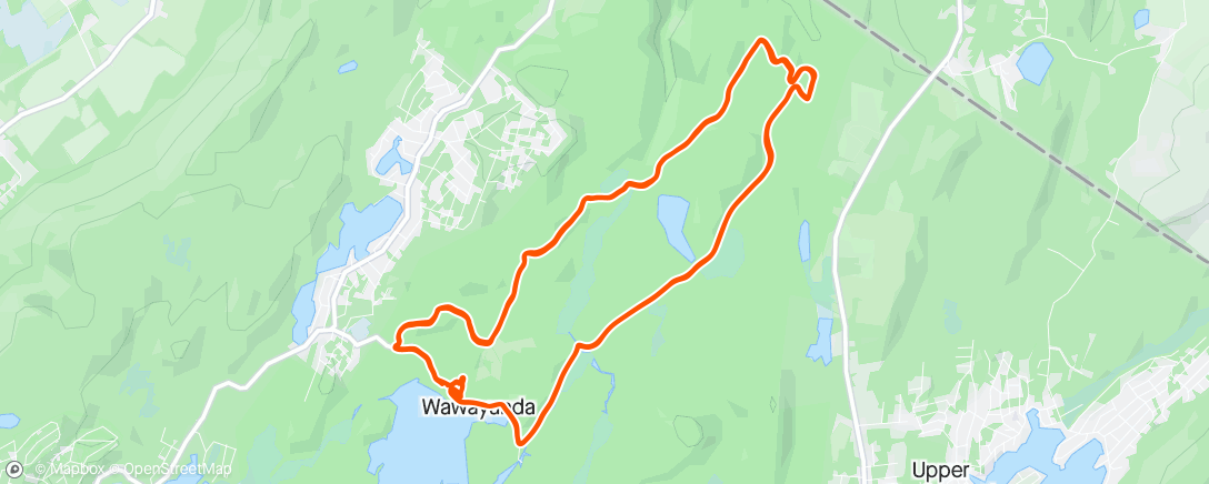 Mapa de la actividad, Xterra Mountain Bike Ride Leg 2