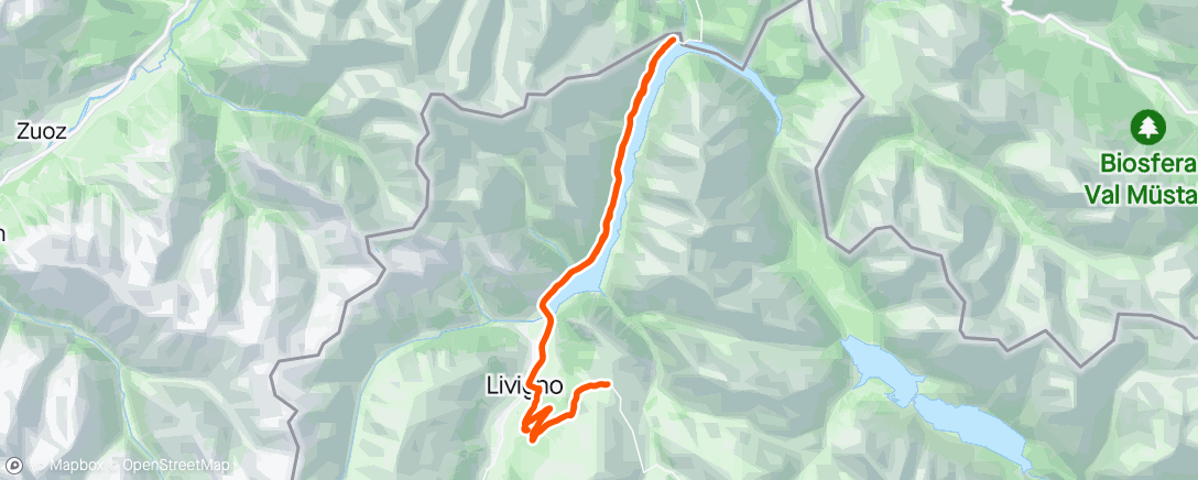 Map of the activity, Restday