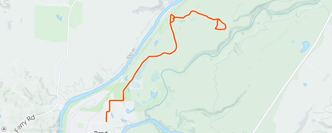 Mapa de la actividad (Tuesday 10 mile… with Runna ✅)