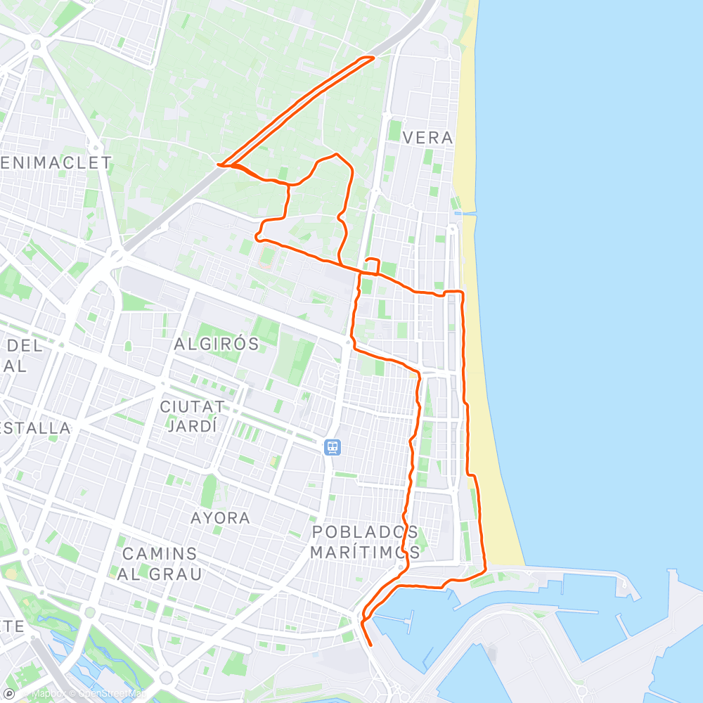 Map of the activity
