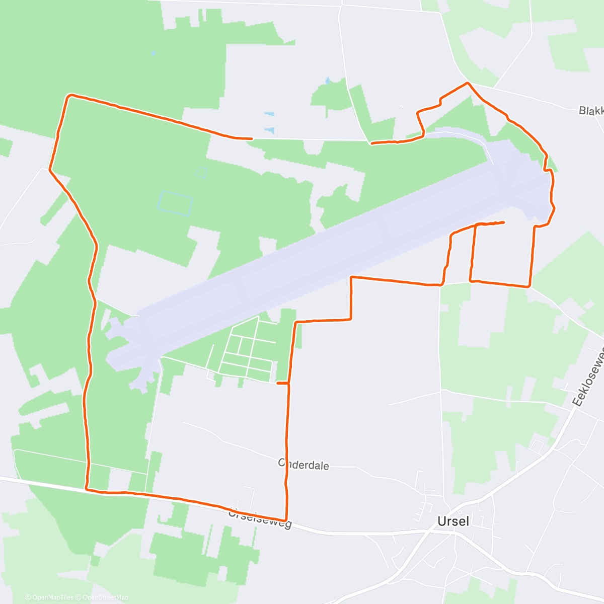 Карта физической активности (Namiddagwandeling met ut gezinnetje)