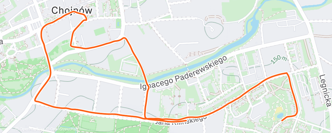 Карта физической активности (Evening Walk)