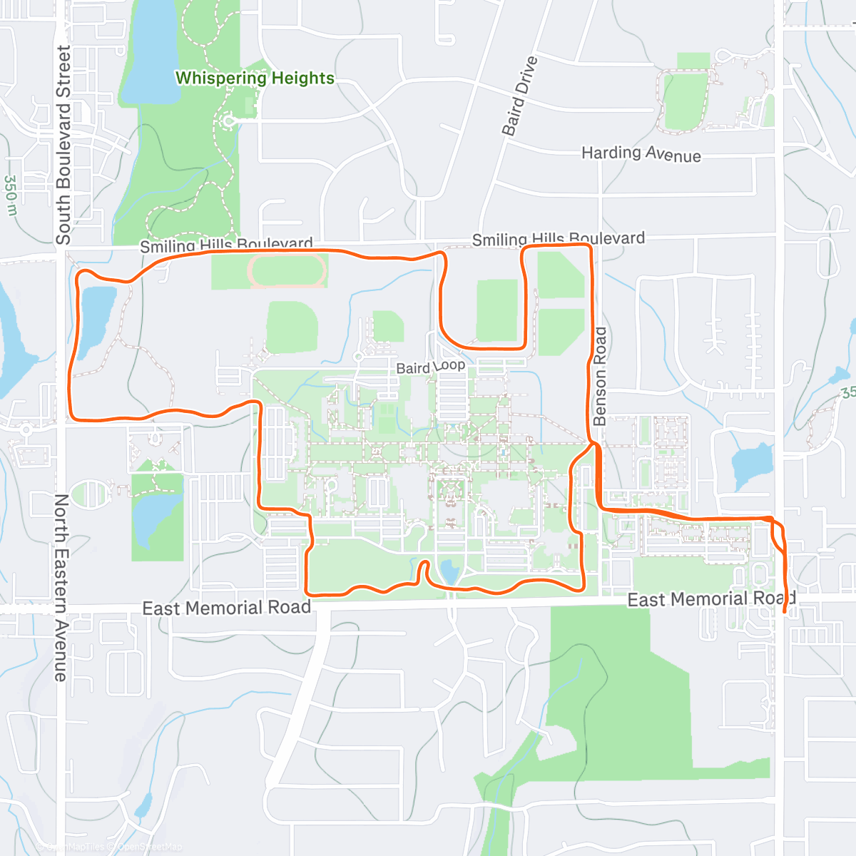 Map of the activity, Slow MAF Run 🏃‍♂️