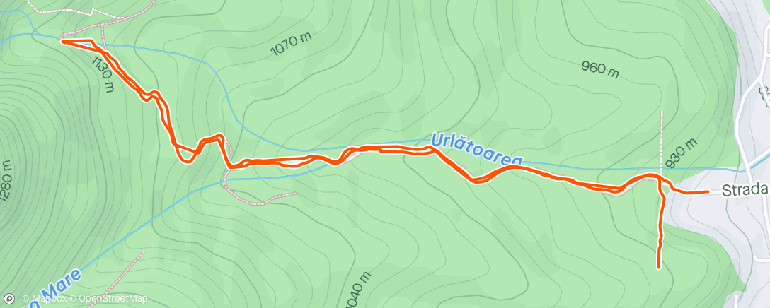 Carte de l'activité Afternoon Hike