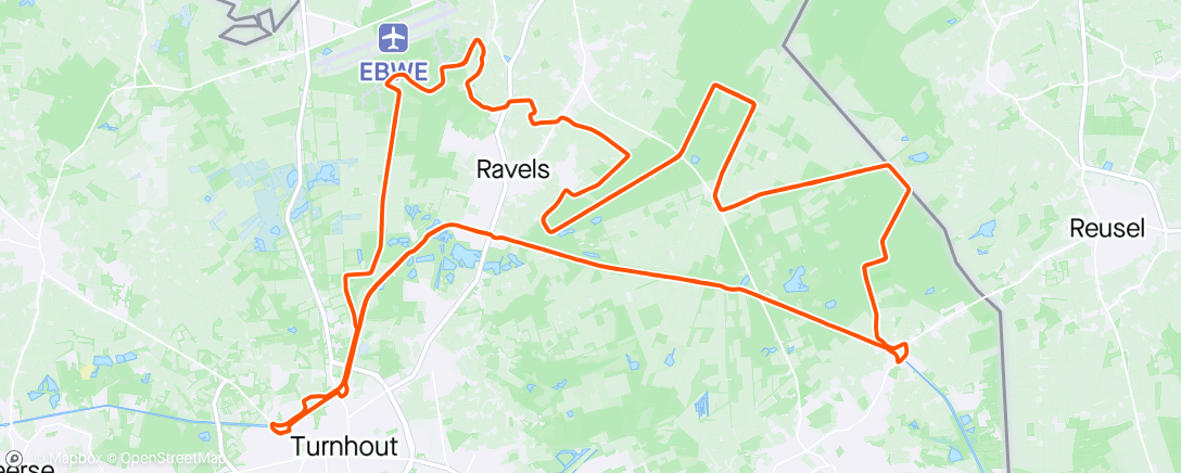 Map of the activity, Gravel Nats