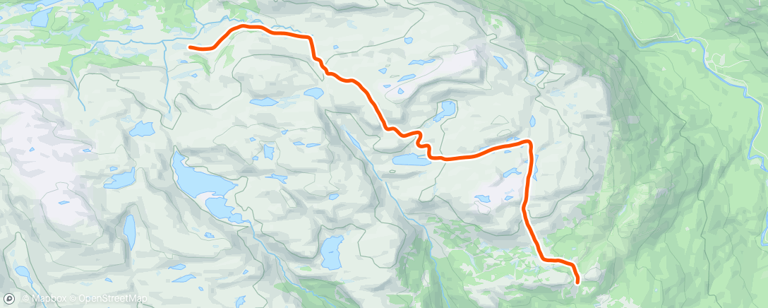 Map of the activity, Inn til Hollane skifestival 2024