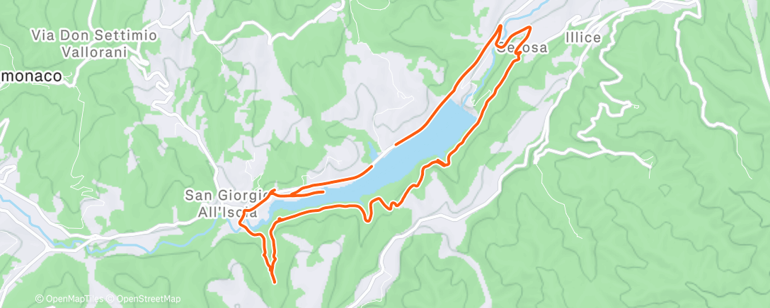 Map of the activity, Morning E-Mountain Bike Ride