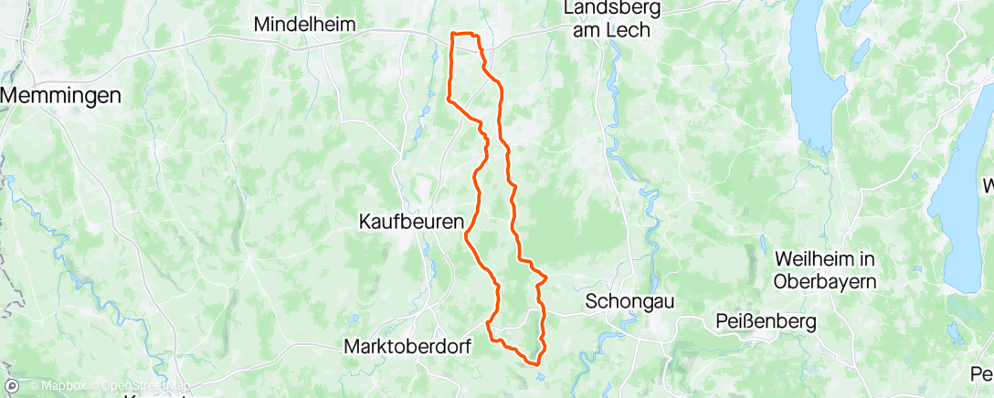 Map of the activity, Kienberg
