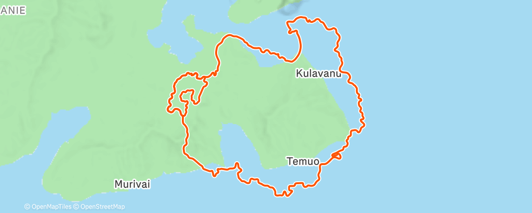 Map of the activity, Zwift - Sugar Cookie in Watopia