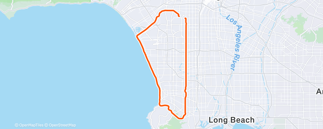 Map of the activity, Morning Ride
