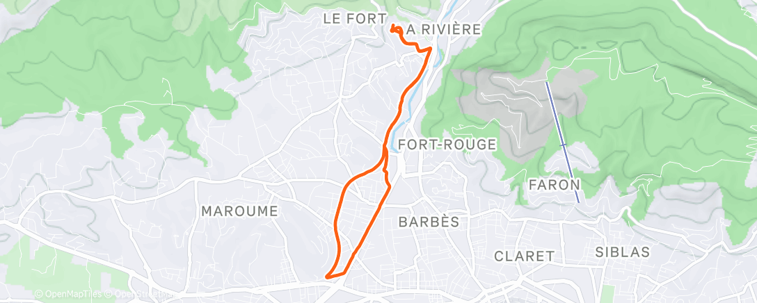 Map of the activity, Reprise trèèèès tranquille 😮‍💨