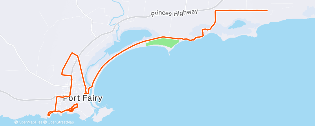 Map of the activity, Long and sweaty