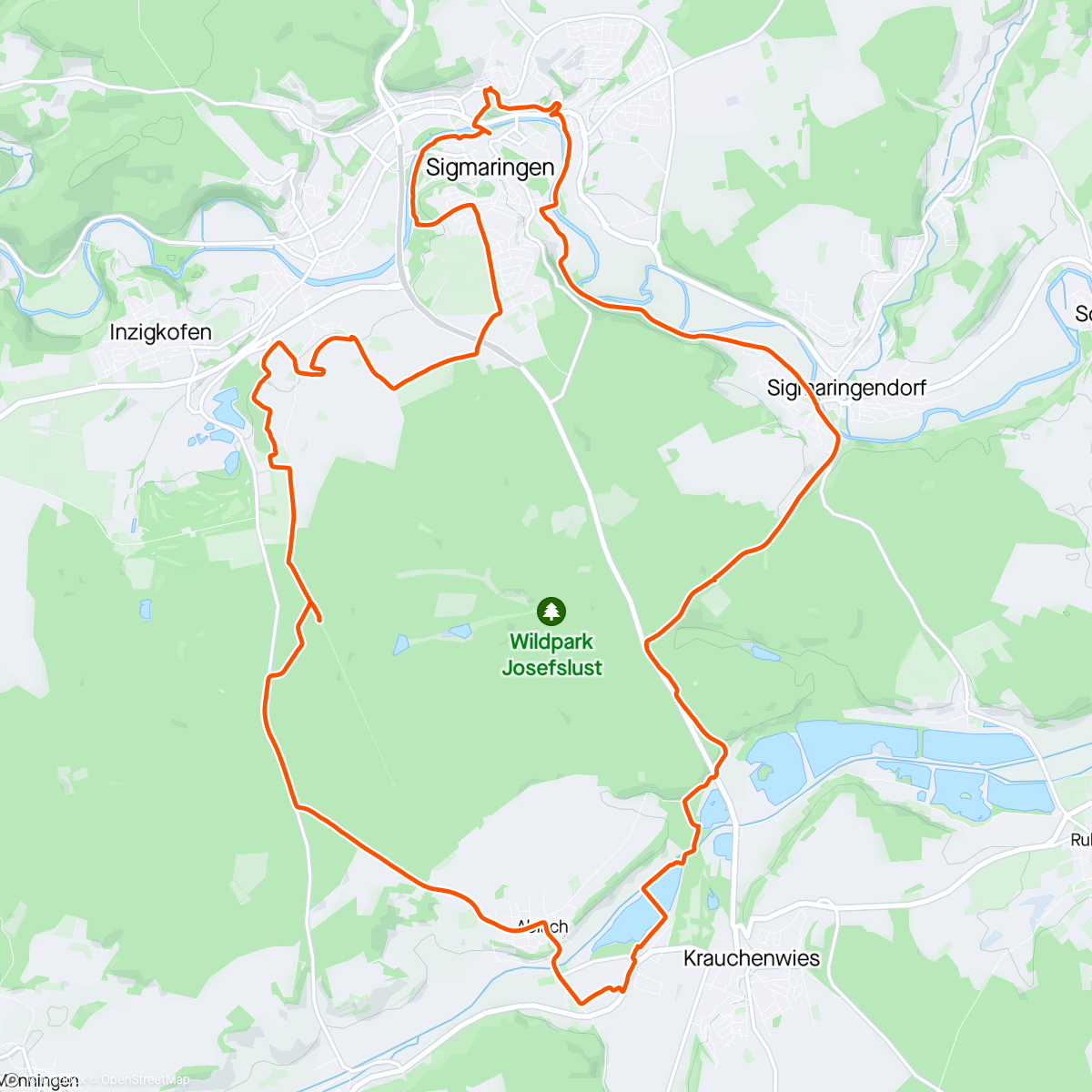 活动地图，Afternoon E-Mountain Bike Ride