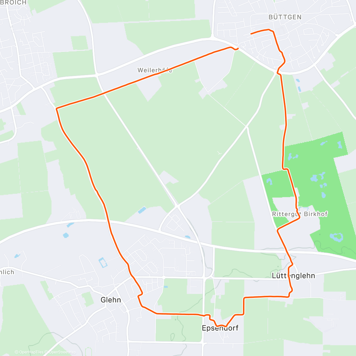 Map of the activity, Tunnelrunde – Frohe Weihnachten!