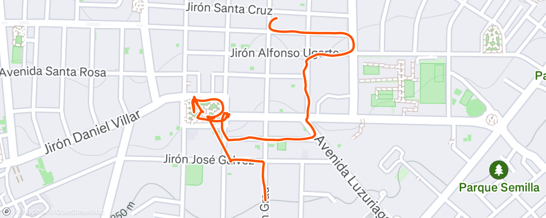 Map of the activity, Caraz Central Market.