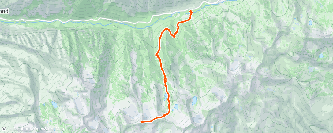 Map of the activity, Pfeiff with the girls!