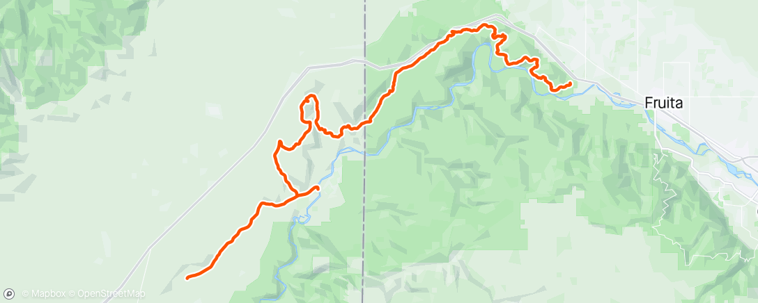 Карта физической активности (Kokopelli trail day 2)