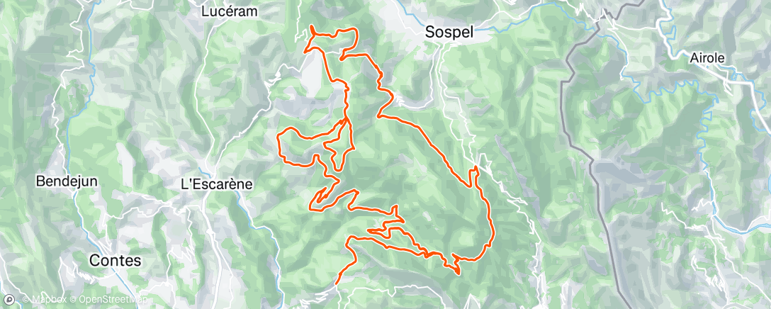 Map of the activity, UCI Monaco Gravel 🇲🇨