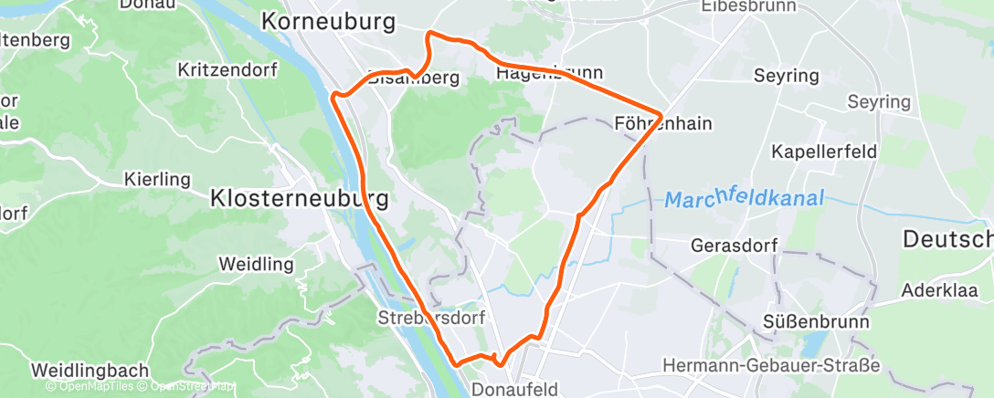 Карта физической активности (Drinnen wär’s gemütlicher)