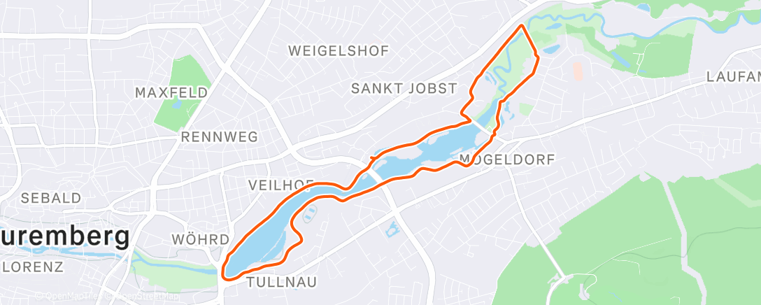 Карта физической активности (Lunch Run)