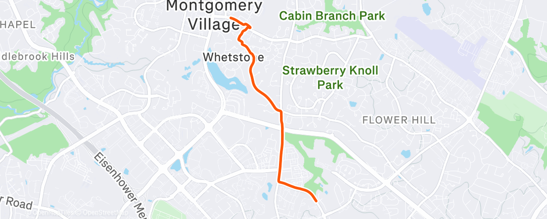 Map of the activity, Morning Ride