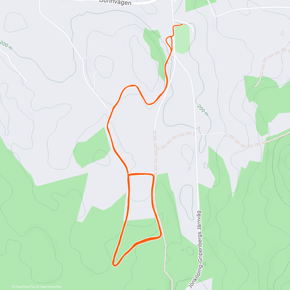Mapa de la actividad (Skejt på ÖIS)