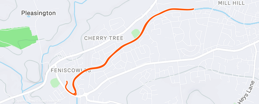 Карта физической активности (Morning Run)