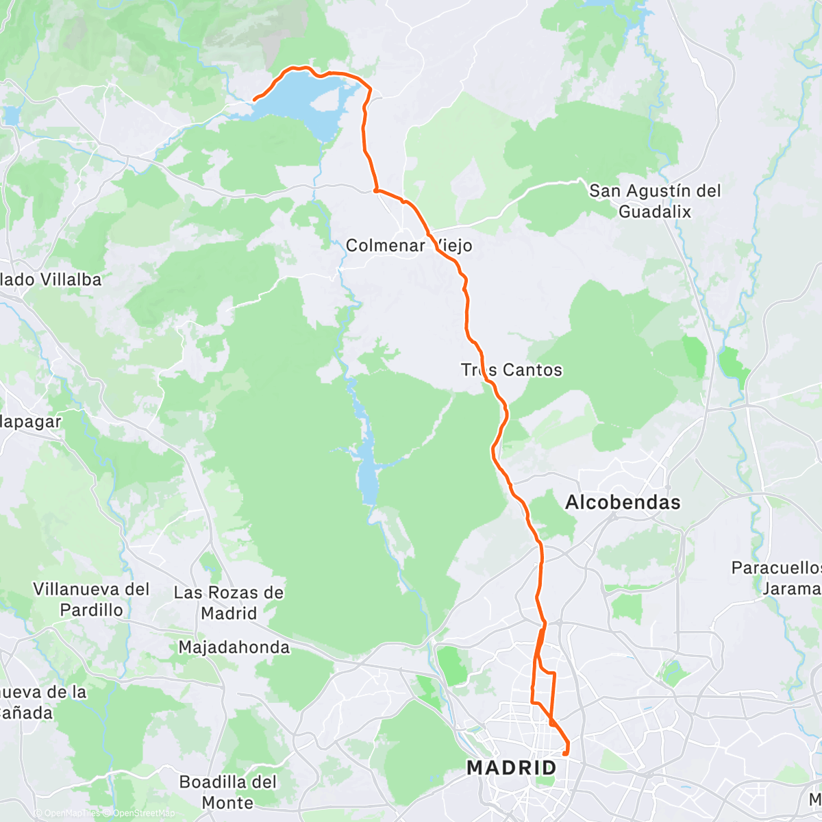 Карта физической активности (My last ride of the year 🚴‍♀️)