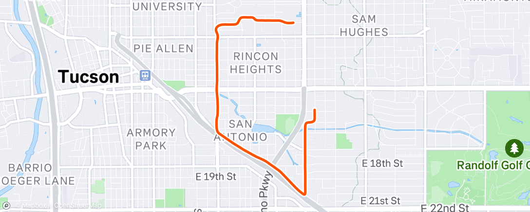 Mappa dell'attività Morning Run