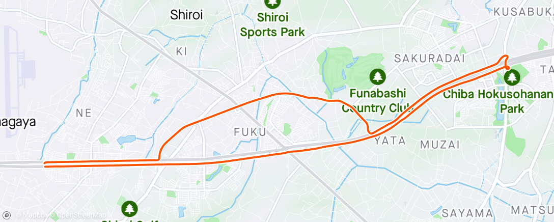 Map of the activity, 平日朝練