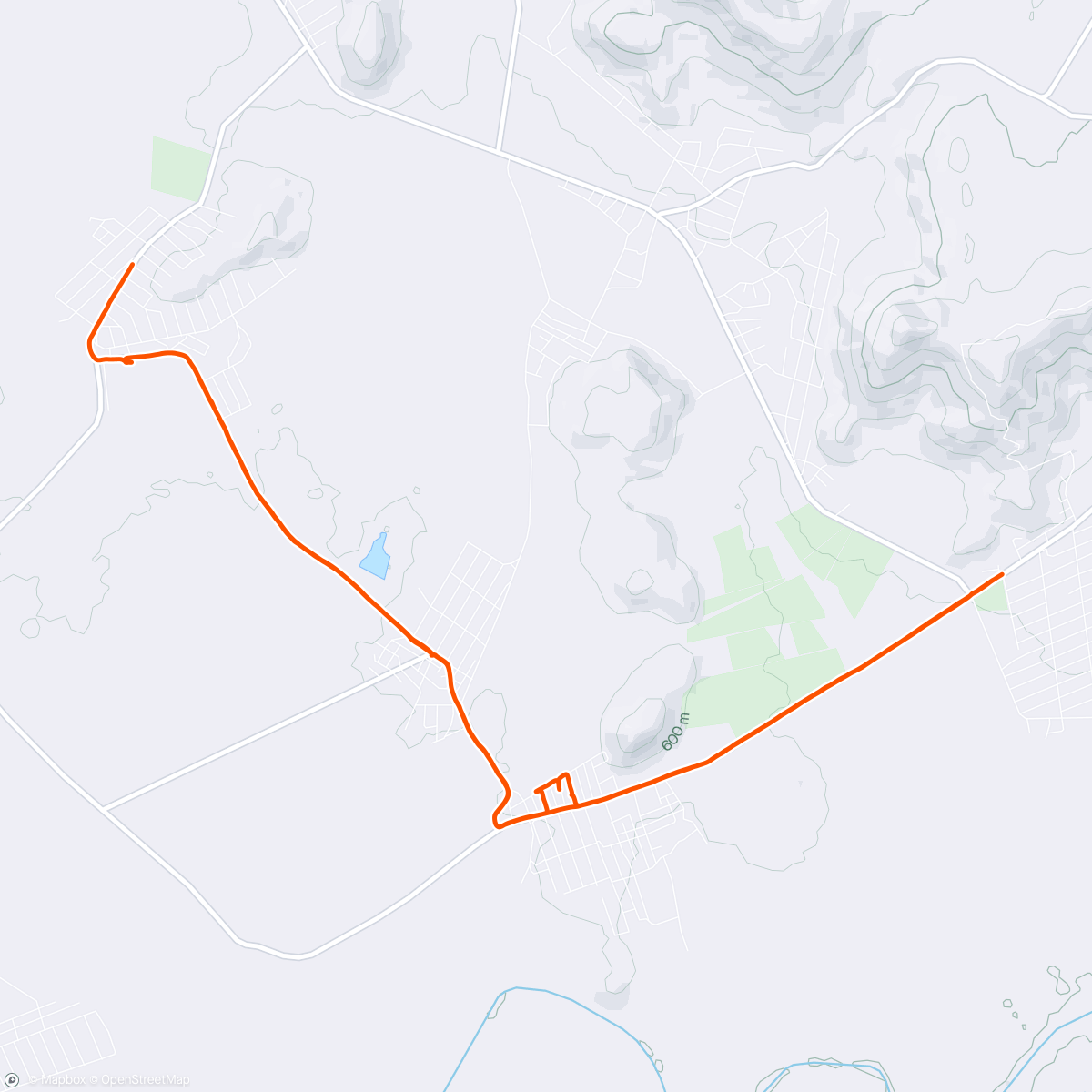 Map of the activity, G/Friday Ride