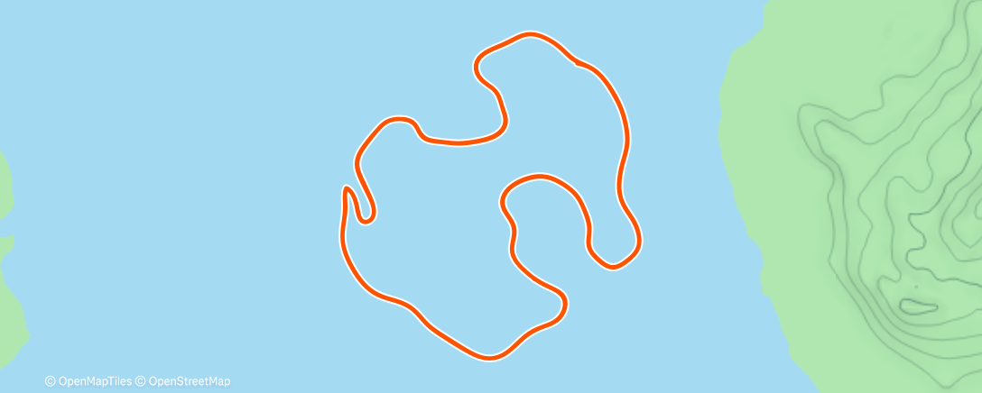 Map of the activity, Zwift - Volcano Circuit in Watopia