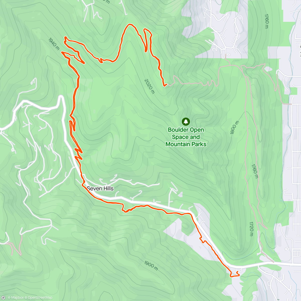 Map of the activity, Hilly mindset on 🦁🤘
