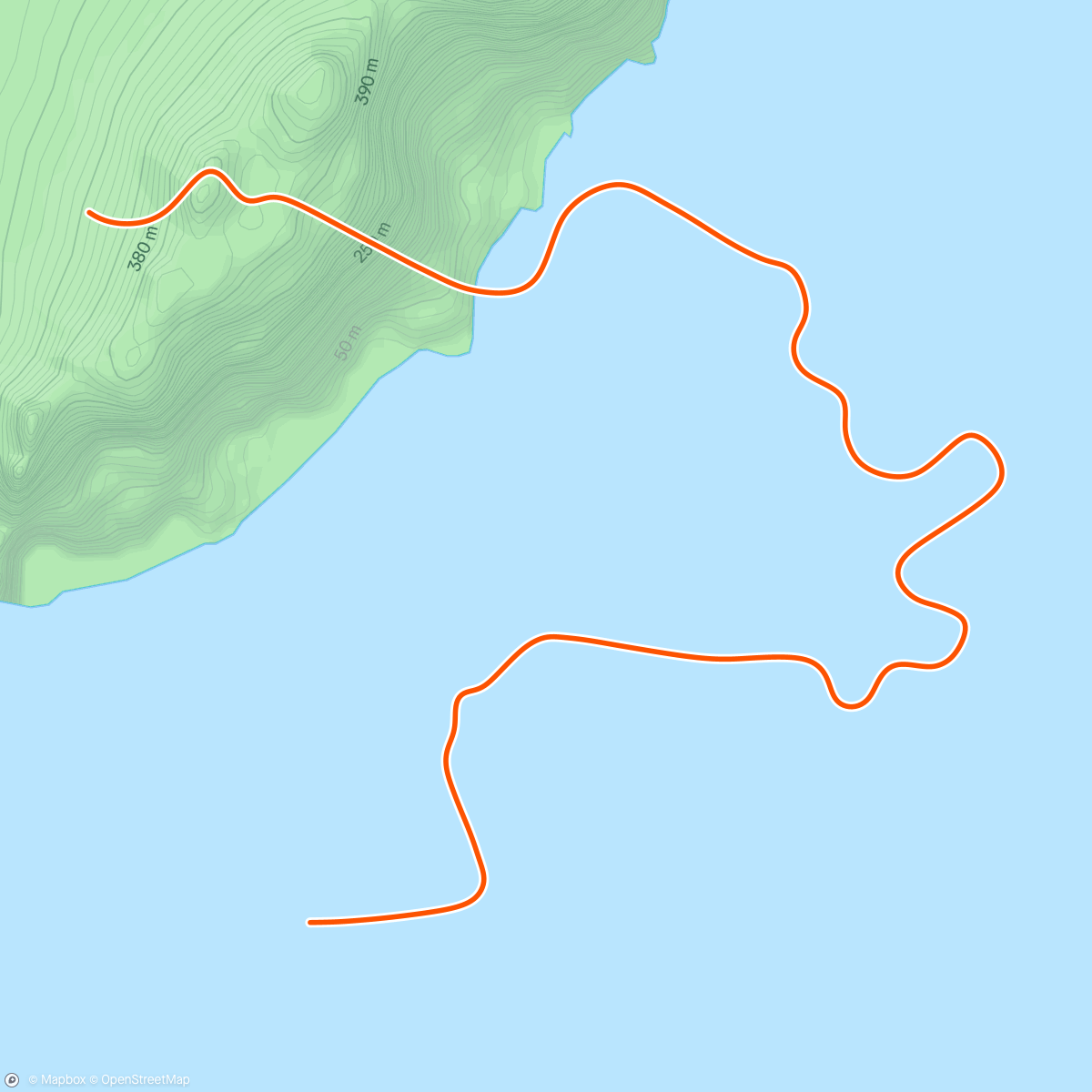 Map of the activity, Zwift - Eastern Eight in Watopia