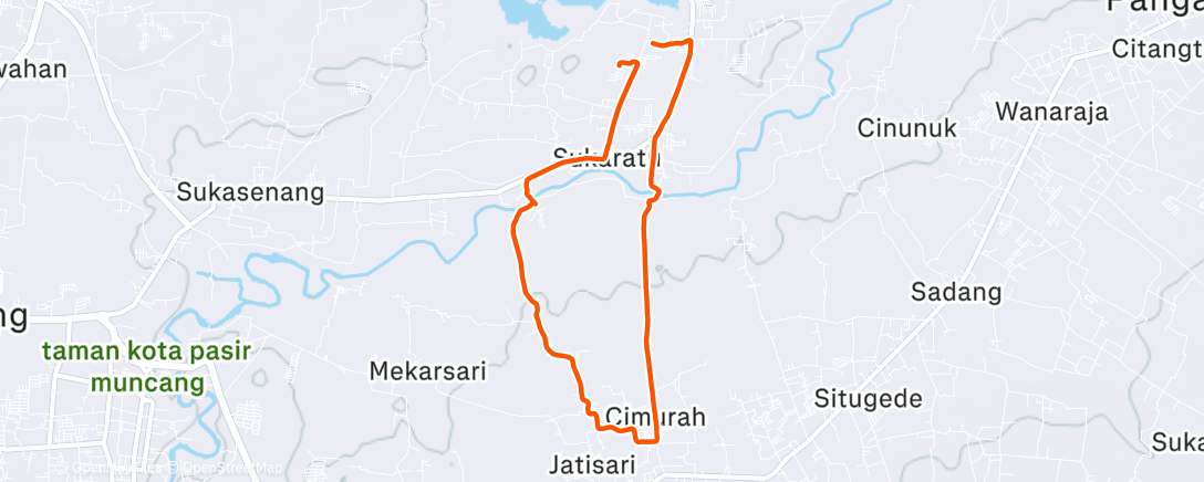 Карта физической активности (Morning Run)