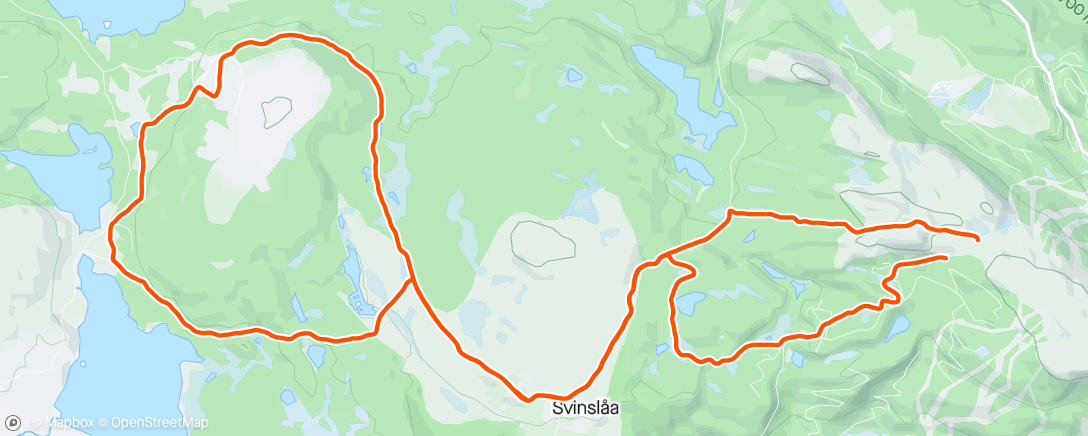 Map of the activity, Påskefrokost tur