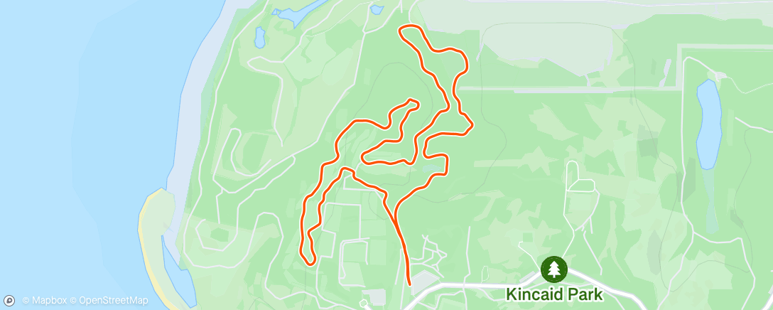 Map of the activity, Rocky Road