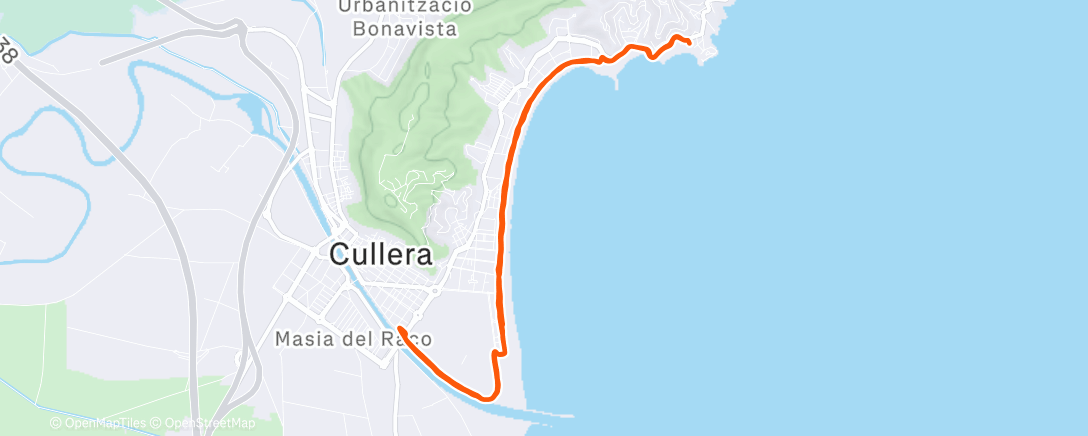 Peta aktivitas, Afternoon Run