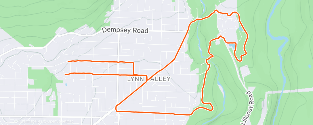 Map of the activity, Evening lights 😍
