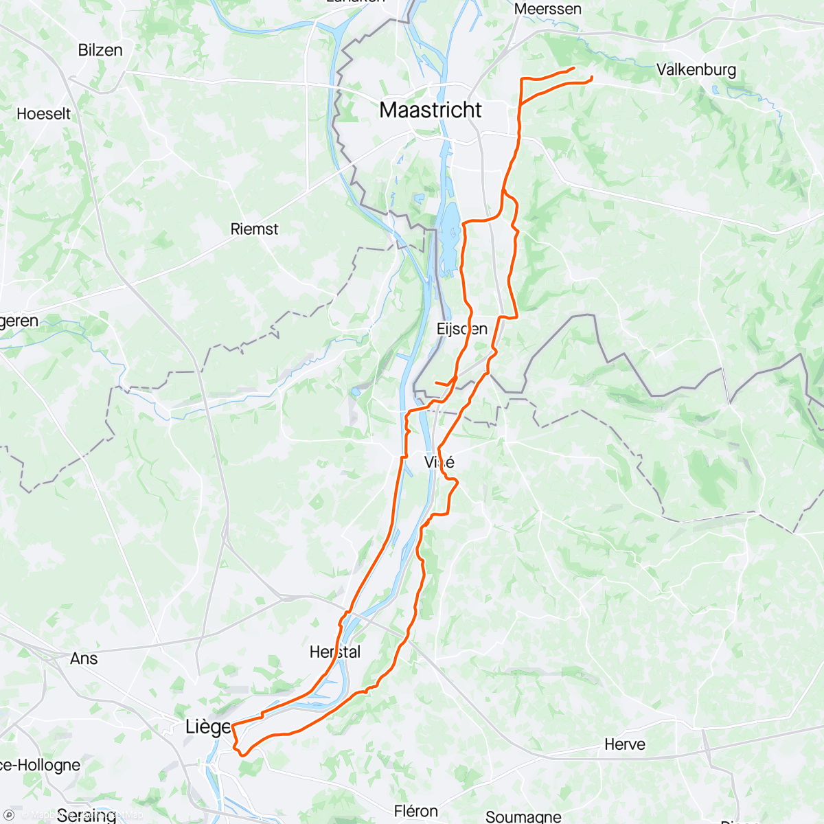 Mapa da atividade, Pittoresk Luik met Max 🥰